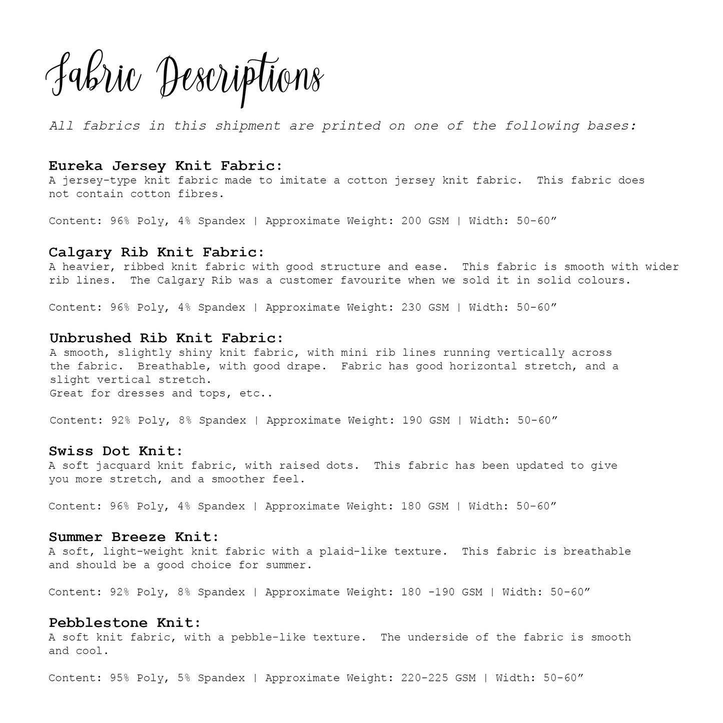 Summer Floral on Swiss Dot Knit, Sold by the Half Yard