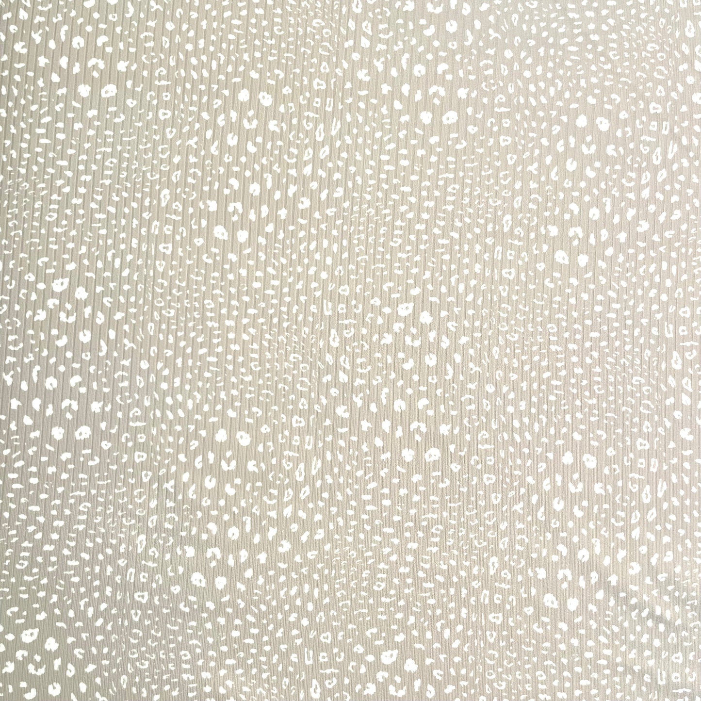 Leopard Print in Tan on Unbrushed Rib Knit, Sold by the Half Yard