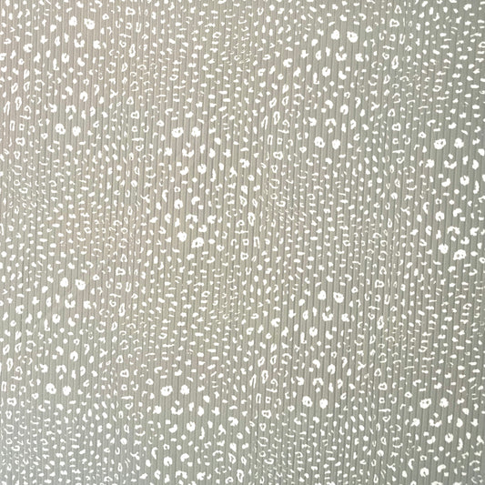 Leopard Print in Sage on Unbrushed Rib Knit, Sold by the Half Yard