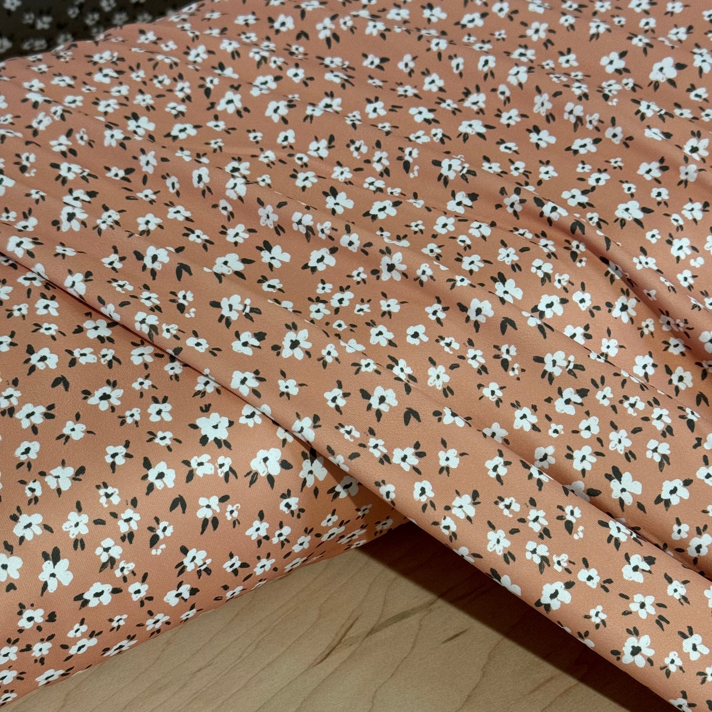 Genesis Floral in Pink on Eureka Jersey Knit, Sold by the Half Yard